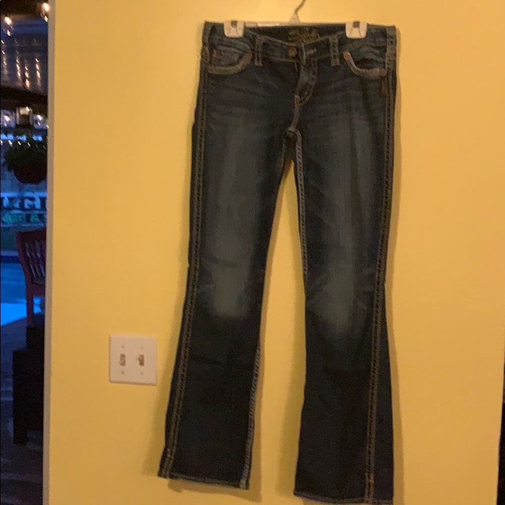 Silver jeans